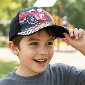 Hot Wheels fekete kisfiú baseball sapka