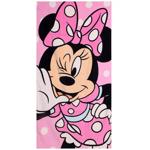 Minnie egér rózsaszín kislány törölköző
