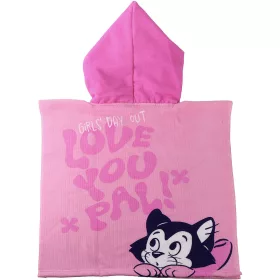   Minnie egér rózsaszín kislány törölköző/fürdőponcsó