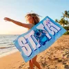 Stitch kék unisex törölköző