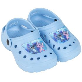 Stitch kék kislány papucs
