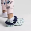 Stitch kék bélelt kislány papucs
