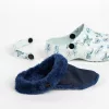Stitch kék bélelt kislány papucs