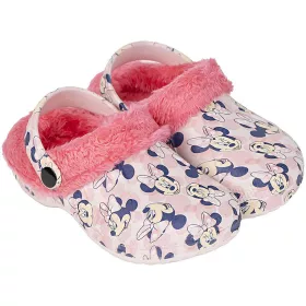 Minnie egér rózsaszín bélelt kislány papucs