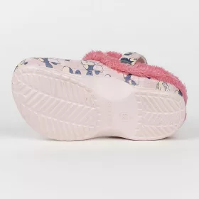 Minnie egér rózsaszín bélelt kislány papucs