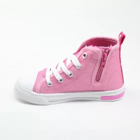 Hello Kitty pink LED fényű kislány vászoncipő
