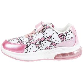 Hello Kitty rózsaszín LED fényű kislány cipő