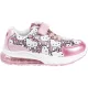 Hello Kitty rózsaszín LED fényű kislány cipő