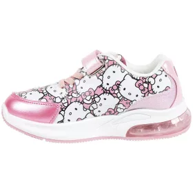 Hello Kitty rózsaszín LED fényű kislány cipő