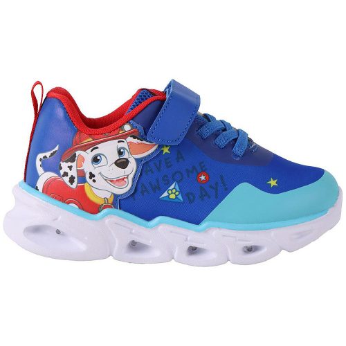 Mancs őrjárat kék LED fényű kisfiú cipő