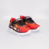 Hot Wheels piros-fekete LED fényű kisfiú cipő