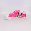 Minnie egér pink LED fényű kislány vászoncipő