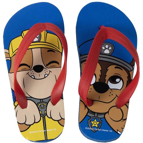 Mancs őrjárat Chase és Rubble kék kisfiú papucs