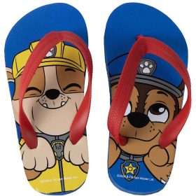 Mancs őrjárat Chase és Rubble kék kisfiú papucs