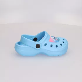 Stitch világoskék kislány papucs