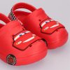 Verdák piros kisfiú papucs