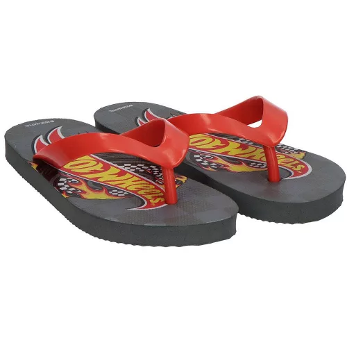 Hot Wheels szürke kisfiú papucs