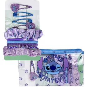 Stitch kislány haj kiegészítő + neszeszer táska