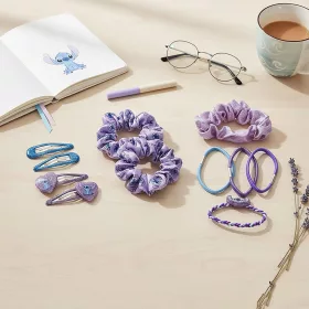 Stitch kislány haj kiegészítő + neszeszer táska