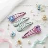 Stitch rózsaszín-menta kislány hajcsat 4 db