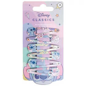Stitch színes kislány hajcsat 6 db-os