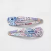 Stitch színes kislány hajcsat 6 db-os