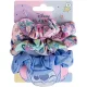 Stitch kislány kék-mintás 3 db-os hajgumi szett