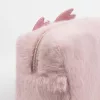 Stitch rózsaszín prémes kislány kozmetikai táska