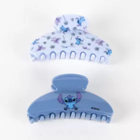 Stitch kék kislány 2 db-os hajcsat szett