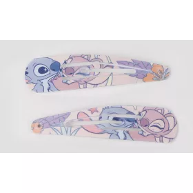 Stitch rózsaszín-kék kislány hajcsat 6 db-os