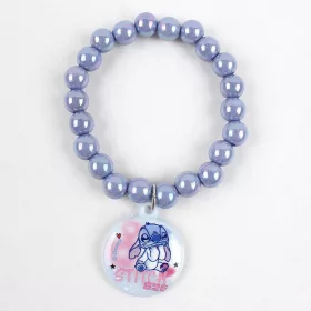   Stitch rózsaszín-kék kislány szépségápolási készlet (hajgumi+karkötő)