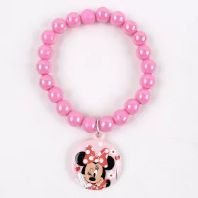   Minnie egér rózsaszín kislány szépségápolási készlet (hajgumi+karkötő)