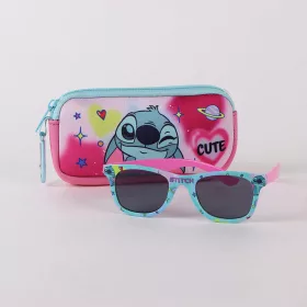 Stitch rózsaszín-kék kislány szett