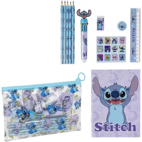 Stitch kék tolltartó szett