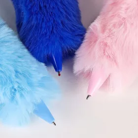 Stitch rózsaszín prémes toll