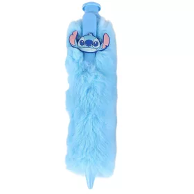 Stitch  világoskék prémes toll