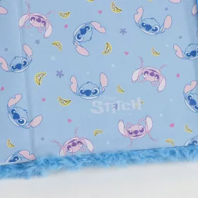 Stitch kék plüss füzet