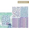 Stitch csillogó matrica