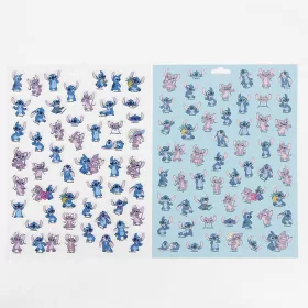 Stitch csillogó matrica