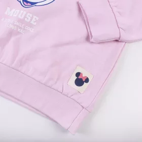 Minnie egér rózsaszín kislány belül  bolyhos pulóver