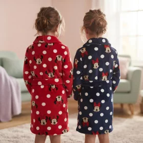 Minnie egér kék kislány pihe puha polár köntös
