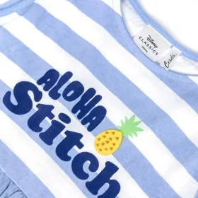 Stitch csíkos lány ruha