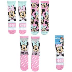 Minnie egér rózsaszín kislány zokni szett