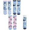 Stitch kék-rózsaszín lány zokni szett