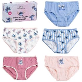 Stitch színes kislány 5 db-os  bugyi szett