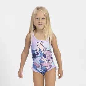 Stitch lila-kék kislány fürdőruha
