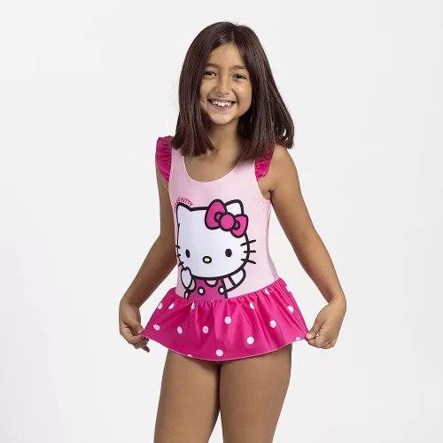 Hello Kitty rózsaszín kislány fürdőruha