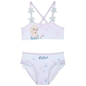Jégvarázs Elsa rózsaszín kislány bikini