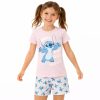 Stitch rózsaszín-fehér lány pizsama