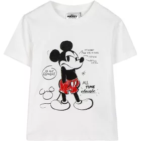 Mickey egér fehér kisfiú póló